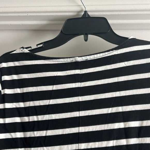 J.Crew Factory Size XS Striped Dress with Flutter Sleeves - Picture 16 of 17